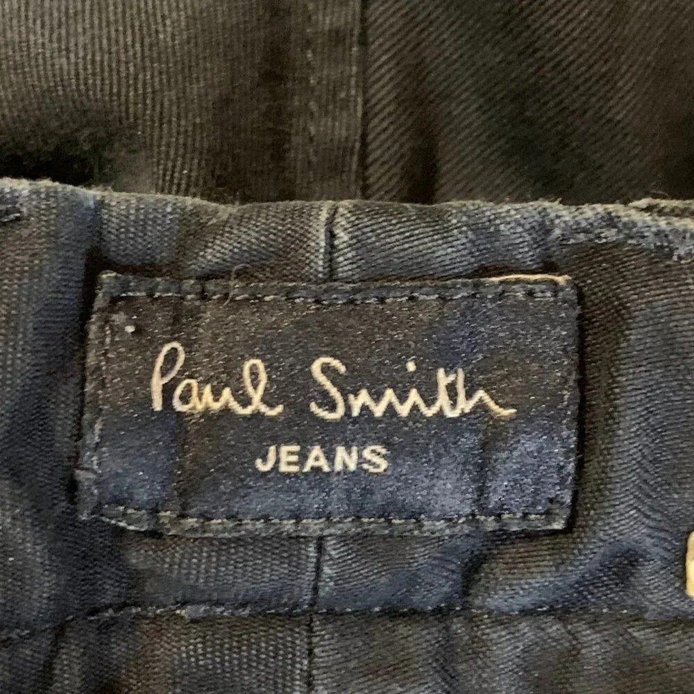 Paul Smith Men's Flat Front Cotton Slash Pocket Chino Slacks Size 28 - Picture 9 of 15